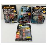 Misc. STAR TREK Action Figures (New On Cards)