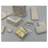 1:35 Th Scasle Model Dioramas For Smal Toy Soldiers "Berlin Street Corner" (Broken Pieces Present) And "Raised Road With Drainage Culvert Base (NIB)
