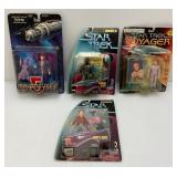 Misc. STAR TREK Action Figures (New On Cards)