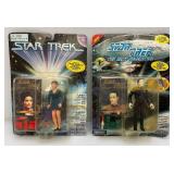 Misc. STAR TREK Action Figures (New On Cards)