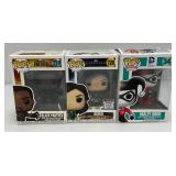 Misc. FUNKO POPS! Including HARLEY QUINN, Funko T-Shirt VENOM (XL) And More (NIB)