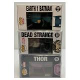 Misc. FUNKO POPS! Including BAT-MAN, Dead Strange And More (NIB)