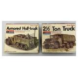 Very Old MONOGRAM Brand Military Model Kits In Original Boxes (Seem To Be Complete)