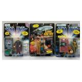 Misc. STAR TREK Action Figures (New On Cards)