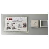 GDL Laboratory Natural Blue Sapphire Gemstones (Cuorundum) 4x2MM .15Ct  +/- For 2 Pcs. Marquise Cut In Protective Cases