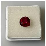 AGSL Authentic Gem Security Laboratory Natural PAINITE 3.20 CT Excellent Pear (Red) In Protective Case