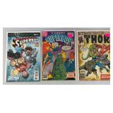 Misc. Comics Including "SUPERBOY, THOR" And More (Bagged And Boarded)