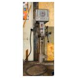 Clausing 1633 Drill Press with Heavy Duty Steel machining table.