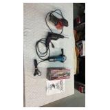 CHICAGO angle grinders, Bauer orbital sander, and skil drill