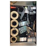 PRECISION screwdriver set, tape, glue gun and more