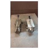 (2) MANUAL oil transfer pumps