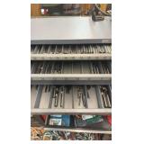 TOOL box holding cutting tools such as mill ends and drill bits