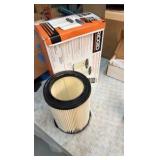RIDGID pleated filter, transfer pump, tool holder
