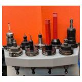 CNC Milling Holders with End Mills