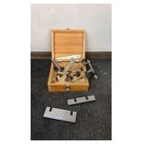 DRILL chuck keys in wooden box