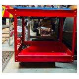 RED Metal Rolling cart-Cart Only