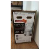 DELTA Foundations 2-piece elongated white toilet