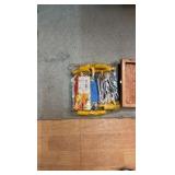 FOWLER  gauge in wood box; Hex t-handles;