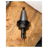 (10) CNC CV40 assorted tool holders with cutters & drills for milling