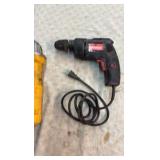 DEWALT grinder and sawzall, and Drill Master drill