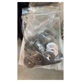 (2) HARDWARE 6- drawer storage unit, hardware