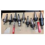 CNC Milling Holders with End Mills