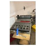 DELTA 10" bench saw; NEA sheet cork and gasket material.