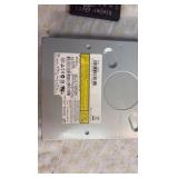 2 DVD players, USB port, memory chips.