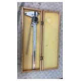 DIAL caliper AND Combination square set