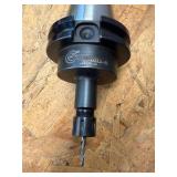 (10) CNC CV40 assorted tool holders with cutters & drills for milling