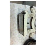 LATHE steady rest, lathe faceplate, and gears