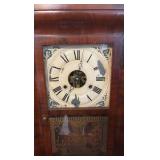 ANTIQUE Seth Thomas weight-driven wall Clock