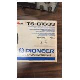 HEATHKIT engine analyzer; Pioneer speakers; Tachometer