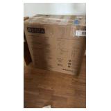 DELTA Foundations 2-piece elongated white toilet