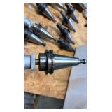 (9)  ASSORTED Cat-style taper tool holders