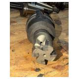 (10) CNC CV40 assorted tool holders with cutters & drills for milling