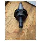 (10) CNC CV40 assorted tool holders with cutters & drills for milling