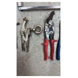 HEX key set, wire cutters, bolt cutter, hacksaw