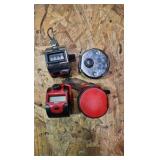 STEEL carving knives, helping hands magnifier, tally counters