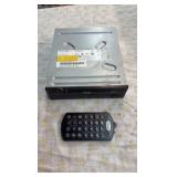 2 DVD players, USB port, memory chips.