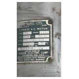 ALLEN Bradley Switch and Doerr 3-phase motor