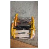 FOWLER  gauge in wood box; Hex t-handles;