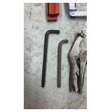 HEX key set, wire cutters, bolt cutter, hacksaw