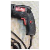 DEWALT grinder and sawzall, and Drill Master drill