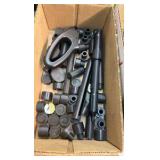 (2) HARDWARE 6- drawer storage unit, hardware