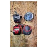 STEEL carving knives, helping hands magnifier, tally counters