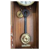 ANTIQUE Ansonia clock wall-mounted clock H 3’ x L 15”