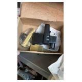 SHELF Unit full of hardware. Shelf is  H 87” x L 3’ x D 1’