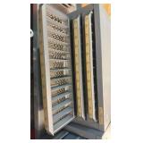 TOOL box holding cutting tools such as mill ends and drill bits