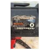 DEWALT grinder and sawzall, and Drill Master drill